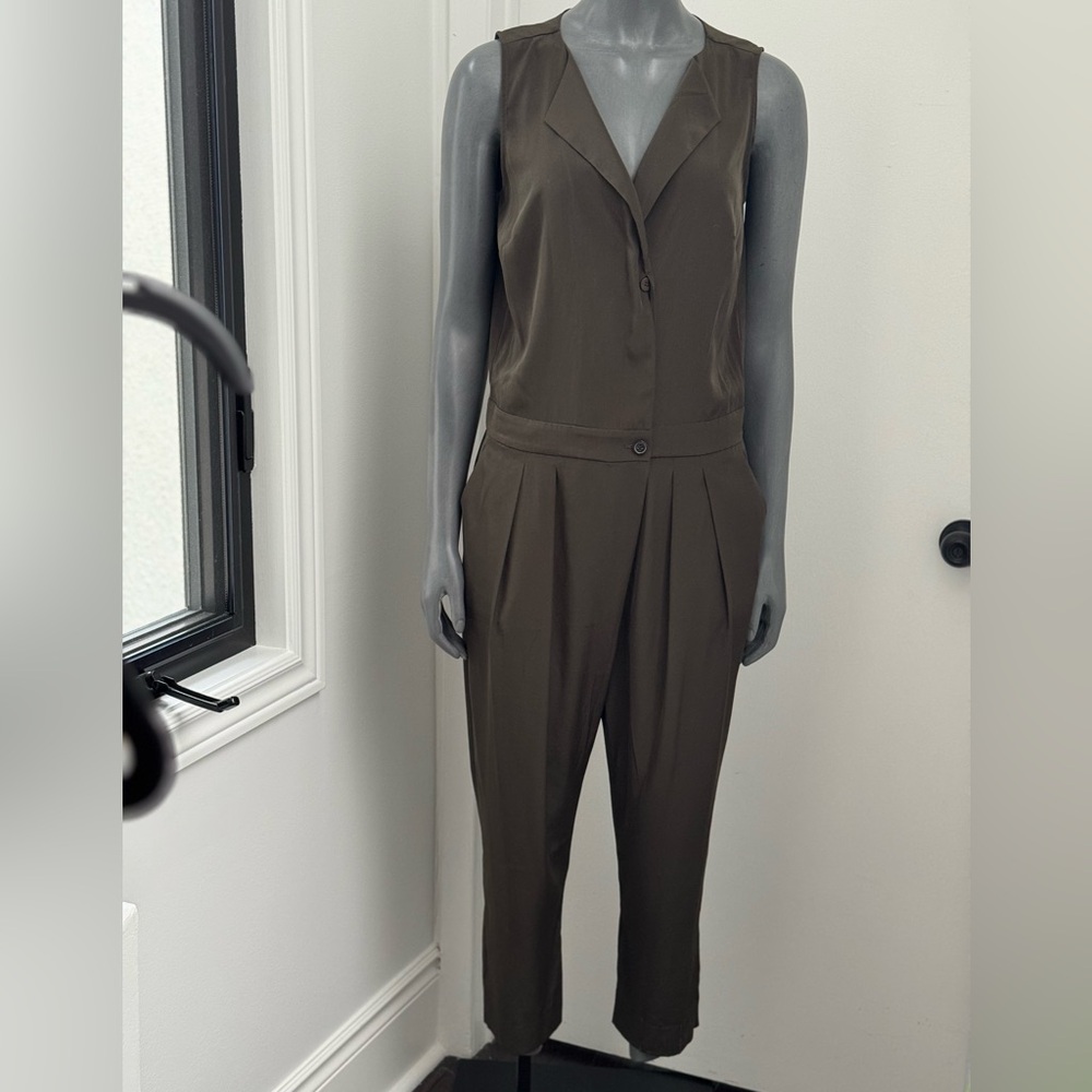 J. Crew Dark Olive Jumpsuit
